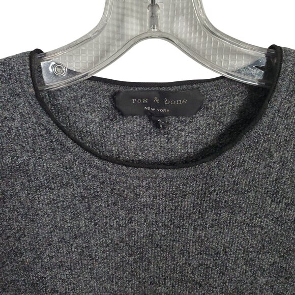 Rag & Bone Womens Size M Sweater Ribbed Knit Merino Wool Crewneck Minimalist - Picture 9 of 12